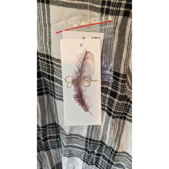 Jessica Simpson Plaid blouse with lace 3XL NWT - Picture 7 of 10